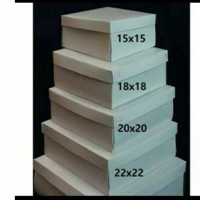 

Dus Nasi Kotak Dus Snack Dus kue Tebal Dengan atau tanpa Mika isi 5 pcs Beagai Macam Ukuran