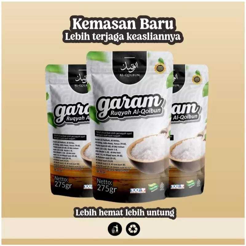 

GRATIS ONGKIR Garam Ruqyah Al-Qolbun | Membuang Aura Negatif Memperlancar Rezeki