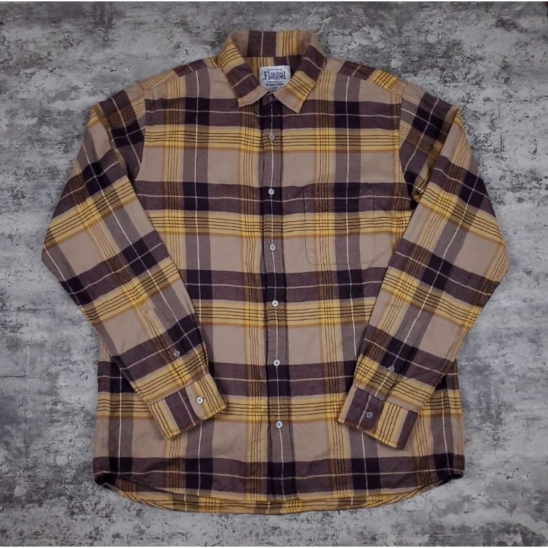 Kemeja GLOBAL WORK Flannel H091 - Size L