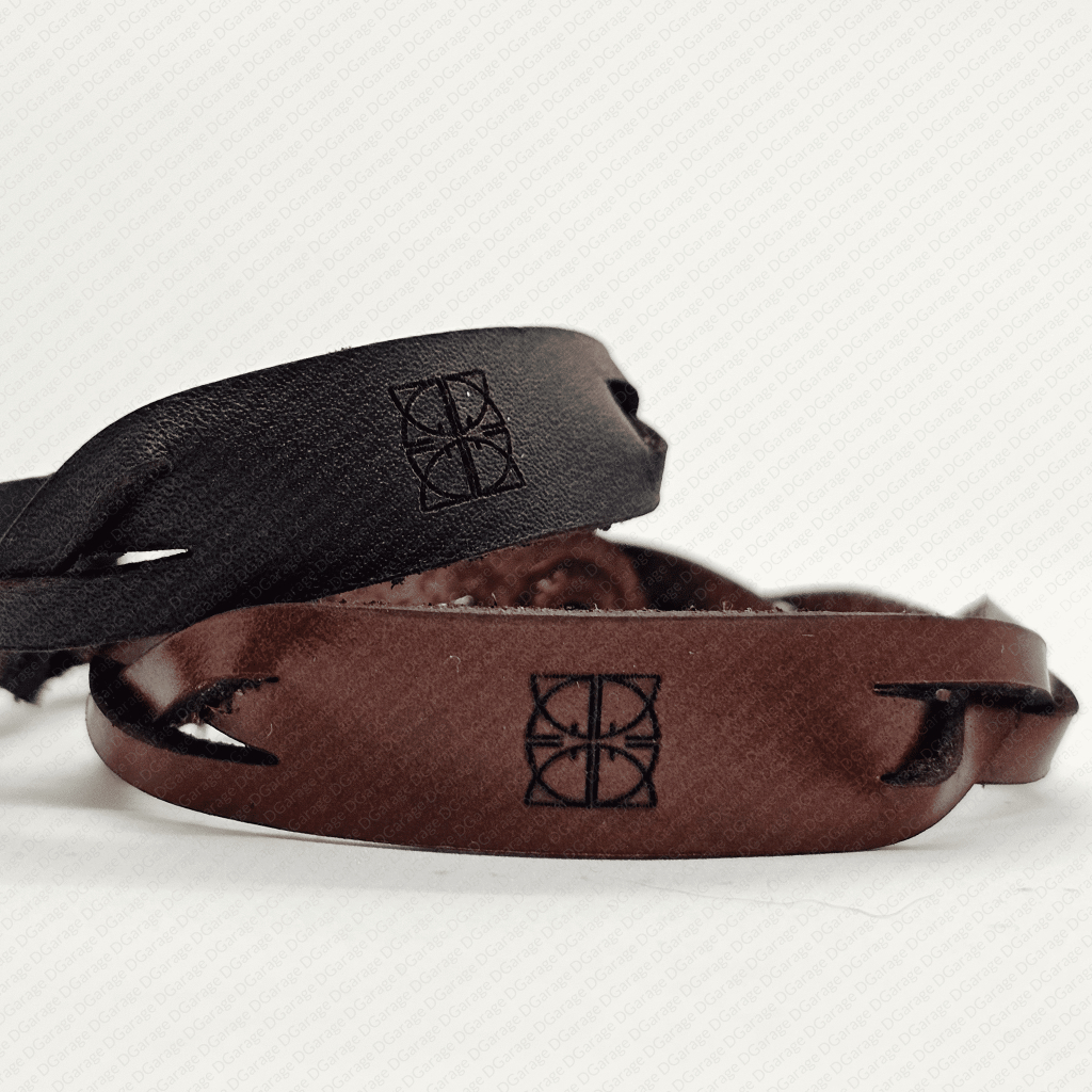 Indra Megha-Custom Gelang Kulit Asli / Leather Bracelet Unisex