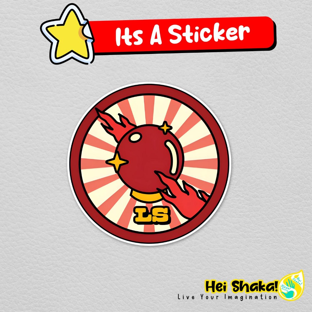 

Stiker Sticker Lomba Sihir Bola Merah Vinyl Musik Band Indie Bahan Anti Air
