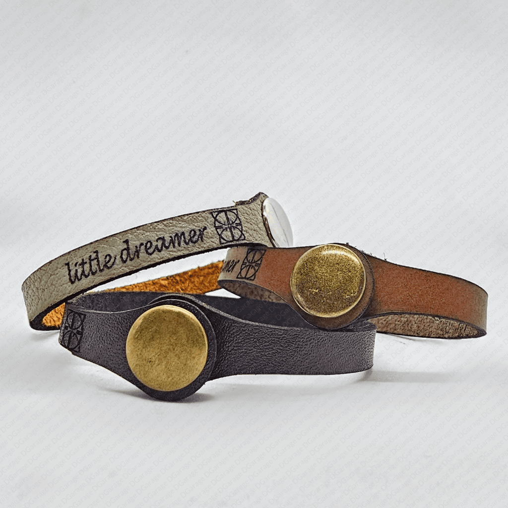 Soma Chandra-Custom Gelang Kulit Asli / Leather Bracelet Unisex