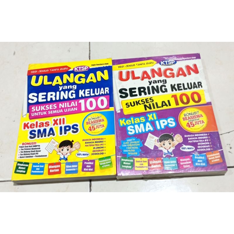 BUKU ULANGAN YANG SERING KELUAR SUKSES NILAI 100 // TOP BOOK MATEMATIKA IPA (FISIKA, KIMIA, BIOLOGI)
