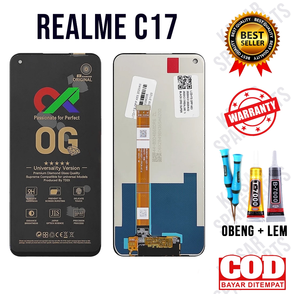 Lcd Touchscreen REALME C17 Original Lcd REALME C17 Fullset OEM Quality