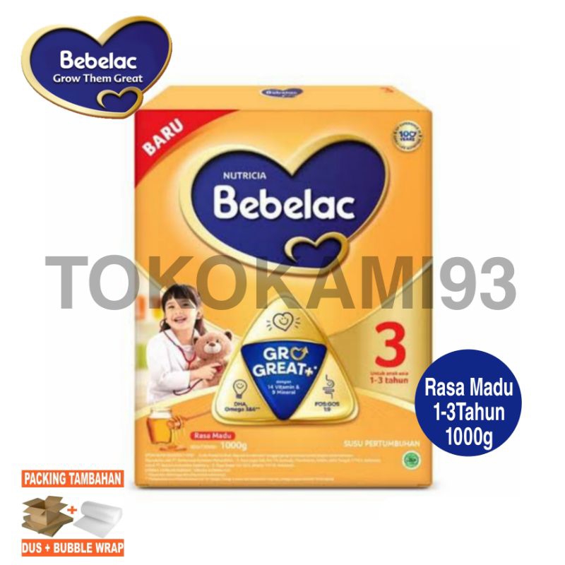 BEBELAC 1-3 TAHUN RASA MADU 1000g