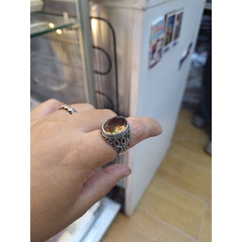 Cincin zultanite Cowok 100% Original Turkey