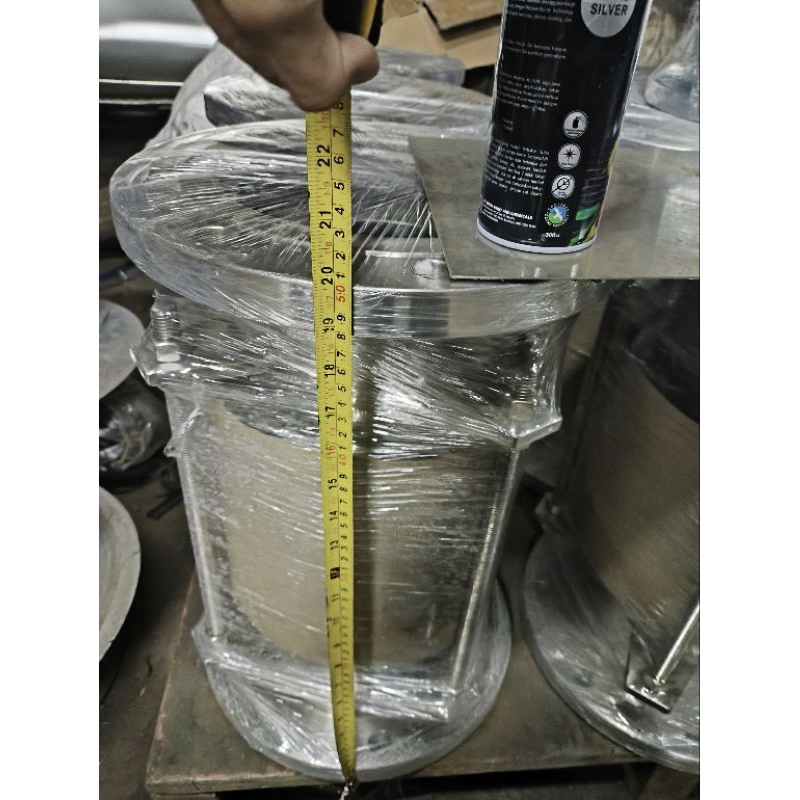 Flexible metal hose 8" x 50cm flange ansi 150 M/H angkur 4 batang full stainless