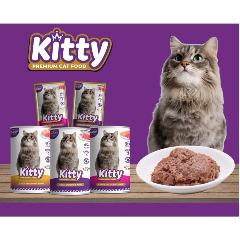 Makanan kucing basah - Makanan kucing kitty