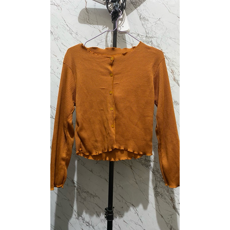 Cardigan waffle