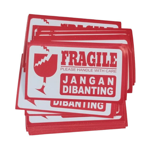 

Stiker Fragile