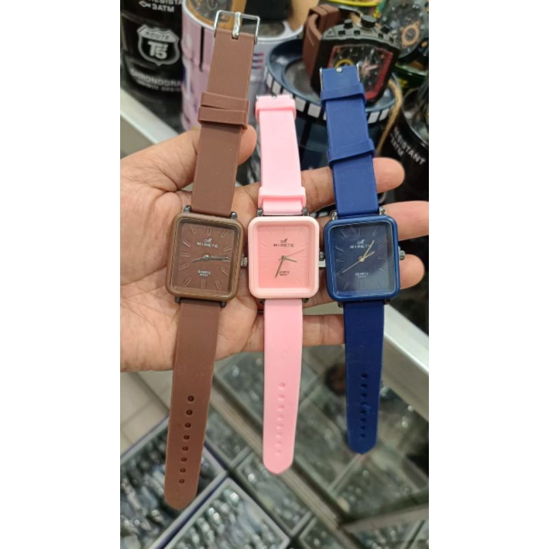Jam Tgn Fashion model segi Merk Mirete Original.