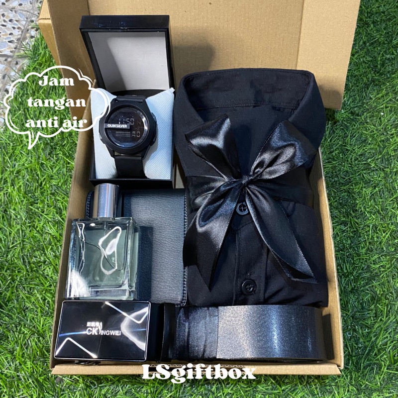 

JAM TANGAN ANTI AIRgift box cowok Hampers kado Ulang tahun pria pernikahan Anniversary wisuda kemeja polos jam tangan anti air kado kemeja cowo size L XL XXL XXXL COWOK VALENTINE KADO AYANK PACAR SUAMI TUNANGAN AYAH BAPAK