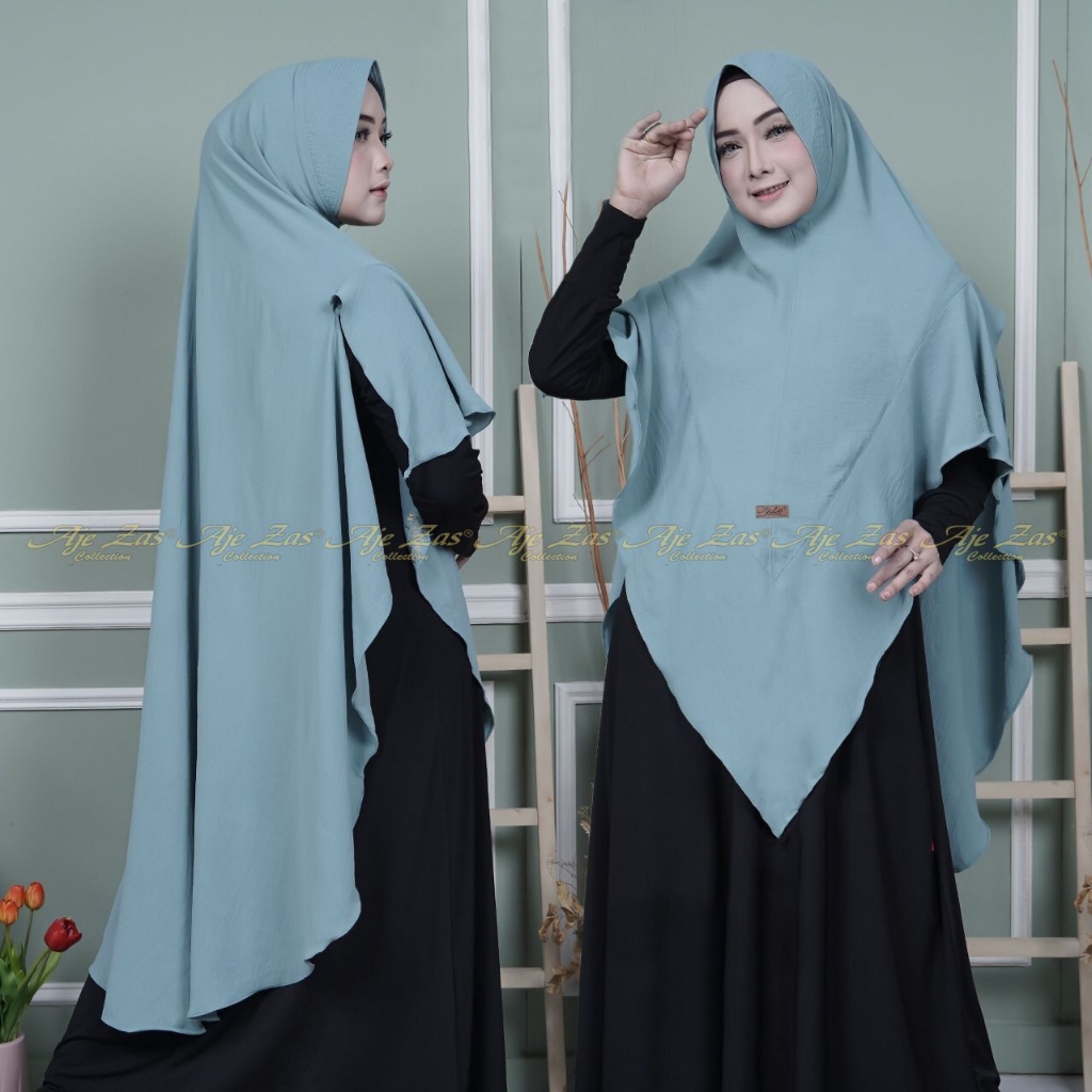 BISA COD TERBARU Hijab Syari Jumbo Kode AHAMA Bahan Kringkel Premium By Ory AjeZas Collection