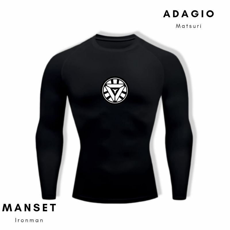 KAOS IRON MAN/ KAOS OLAHRAGA IRON MAN/ KAOS OLAHRAGA LENGAN PANJANG