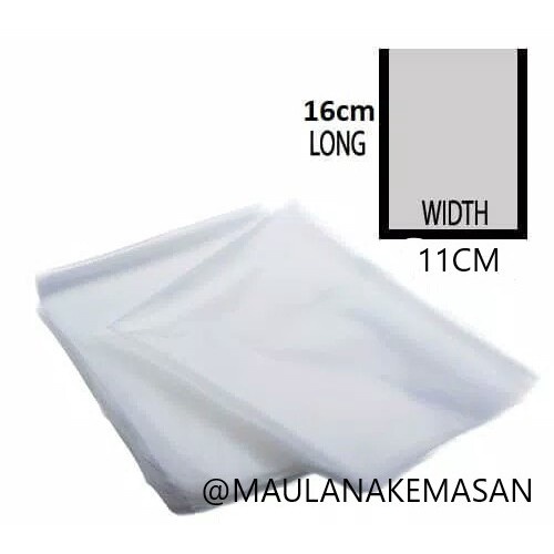 

Plastik vakum vacuum bag 11x16 cm 1 lembar 75 micron berkualitas tebal mikron