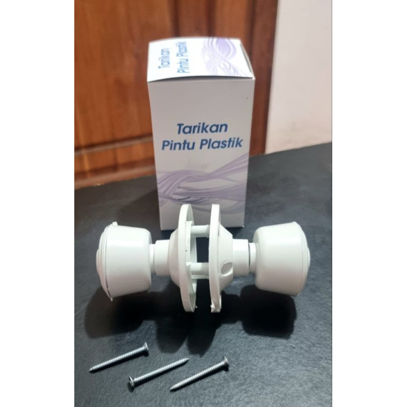 Tarikan Pintu PVC Kamar mandi Putih