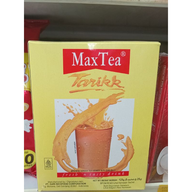 

Max Tea Tarik @125g (5 sachet)