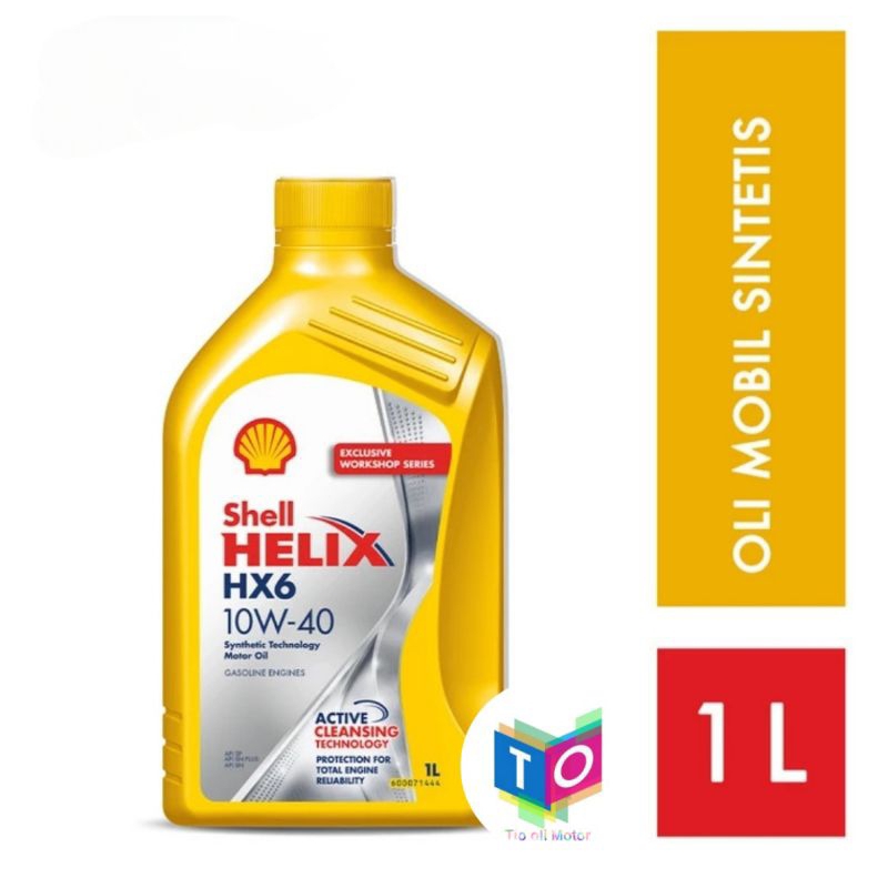 Shell Helix Hx6 10W-40 (1L) Oli Mesin Mobil / Motor Shell Helix Hx6