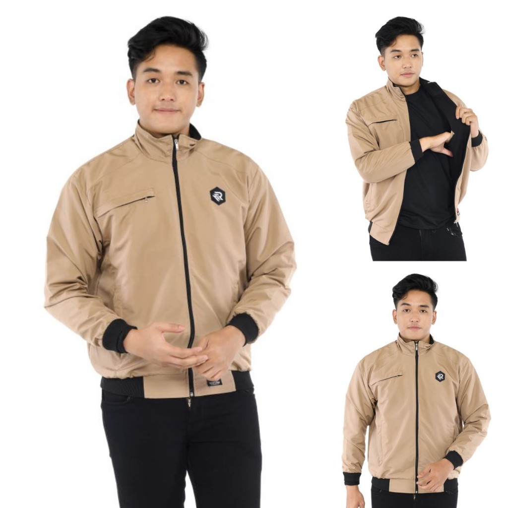 VARSITY JACKET VINTAGE SOFT PARASUT WATERPROOF MANTEL PRIA