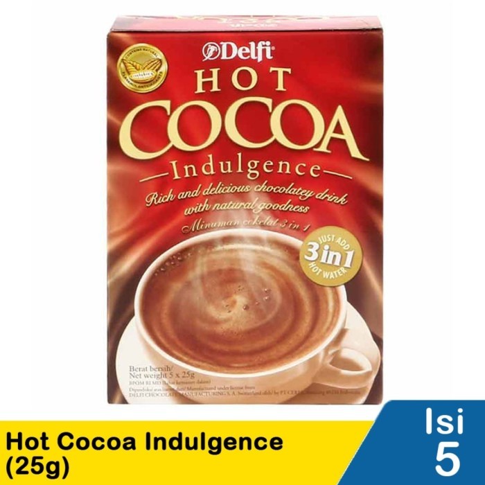 

Delfi Hot Cocoa Minuman Cokelat Termurah Promo Grosir 25 Gr Isi 5 Bungkus