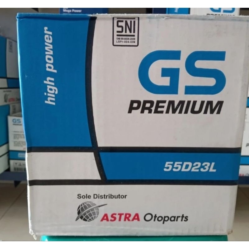 aki mobil GS Astra Premium 55D23L