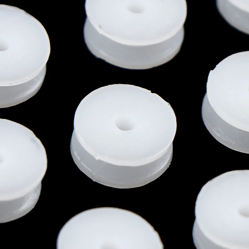 10 Pcs Roda Katrol Bahan Plastik Plastic Pulley Wheel Mini Gear Motor Wheels Diy Toy 2*9.3Mm