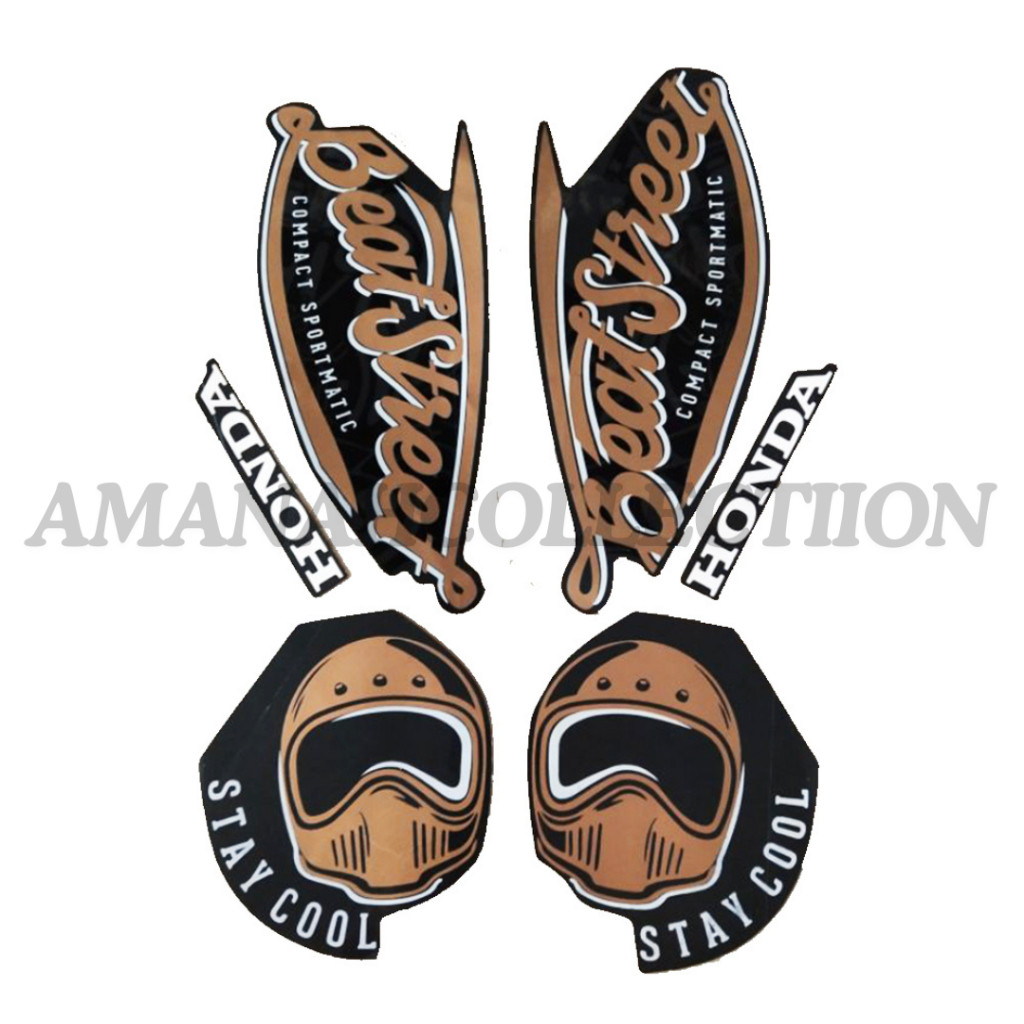 STIKER STRIPING STANDART BEAT STREET DOMPET 2019 FULL SET STRIPING BERKUALITAS TERMURAH