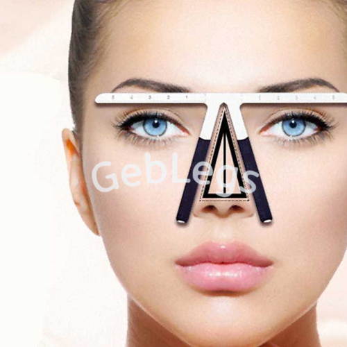 

Alat Kecantikan Garisan Penggaris Pelurus Perata Lukis Gambar Bentuk Eyebrow Bulu Rambut Alis Mata Cewe Cewek