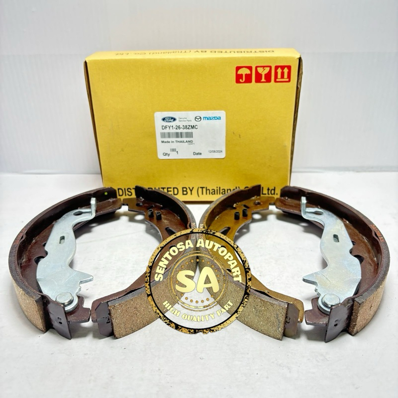 KAMPAS REM BELAKANG MAZDA2 MAZDA 2 THAILAND BRAKE SHOE RR REAR
