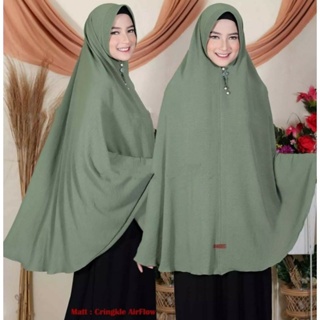 Hijab instan bergo ped jumbo/hijab jumbo crinkle airflow/krudung jumbo/hijab terbaru crinkle airflow