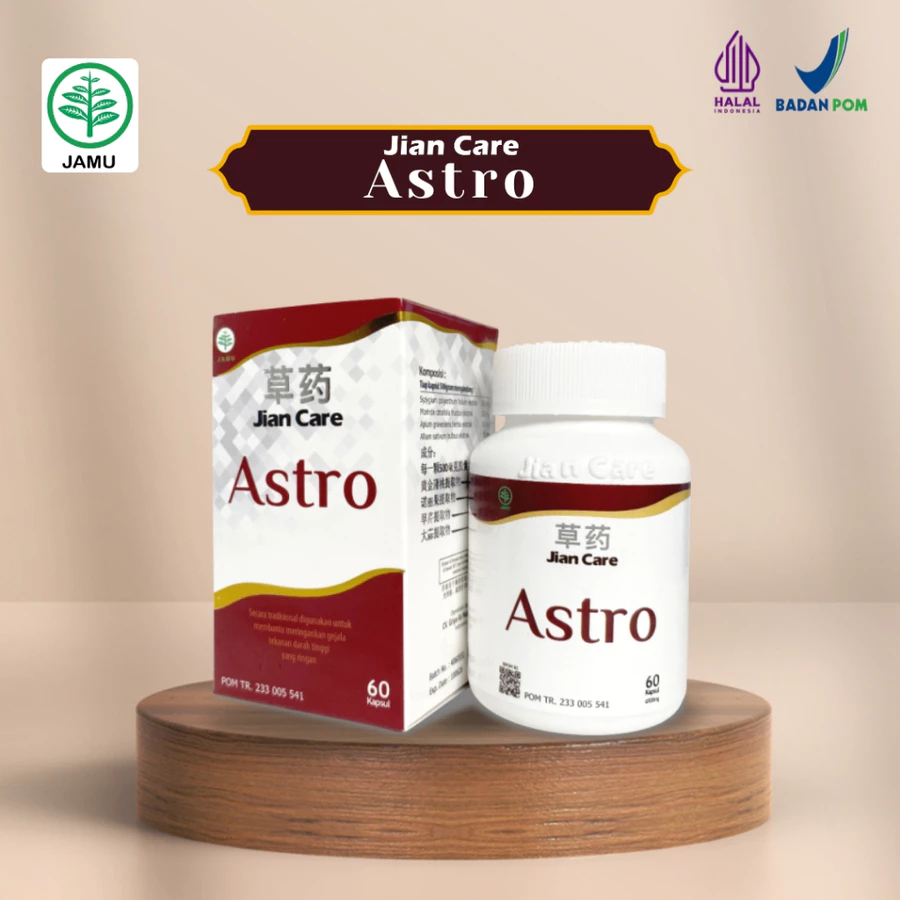 Jian Care ASTRO - Herbal Stroke, Hipertensi ORIGINAL BPOM