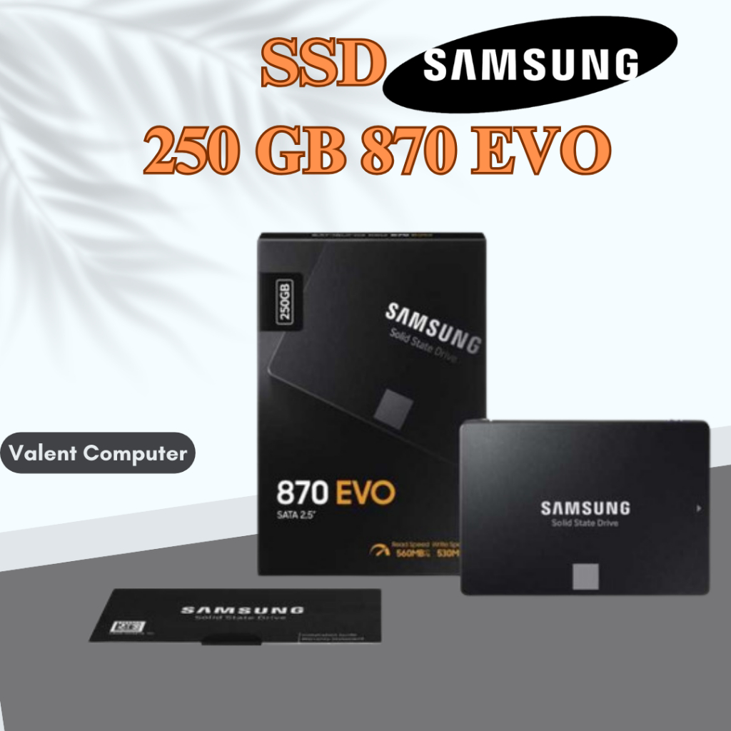 SSD 250GB SAMSUNG EVO 870 SSD HARDISK 250 GB SAMSUNG EVO 870 SATA 2.5 GARANSI RESMI