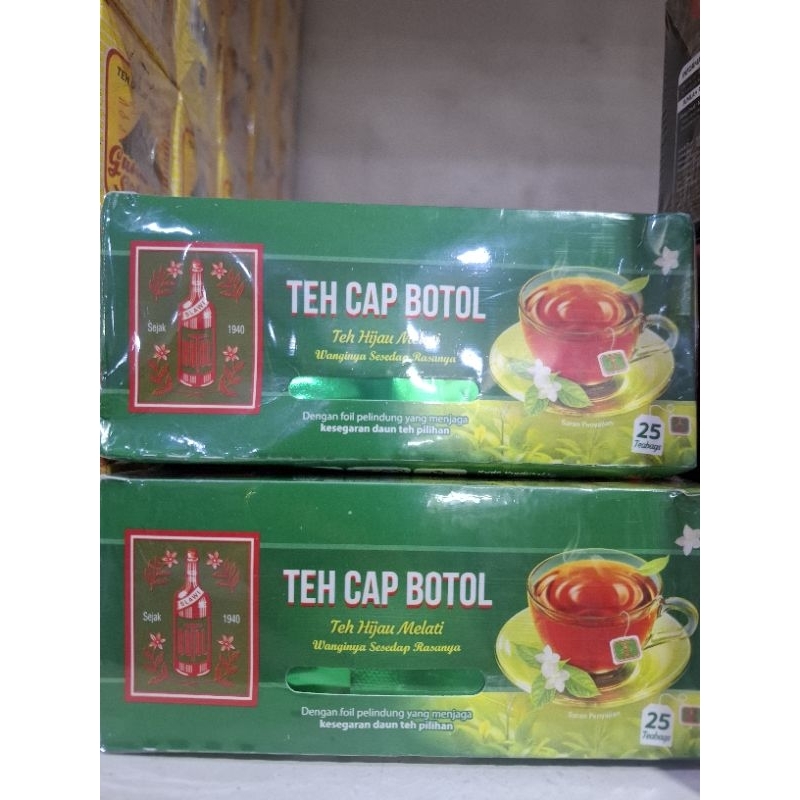 

TEH CAP BOTOL 25 BAGS (TEH HIJAU MELATI)