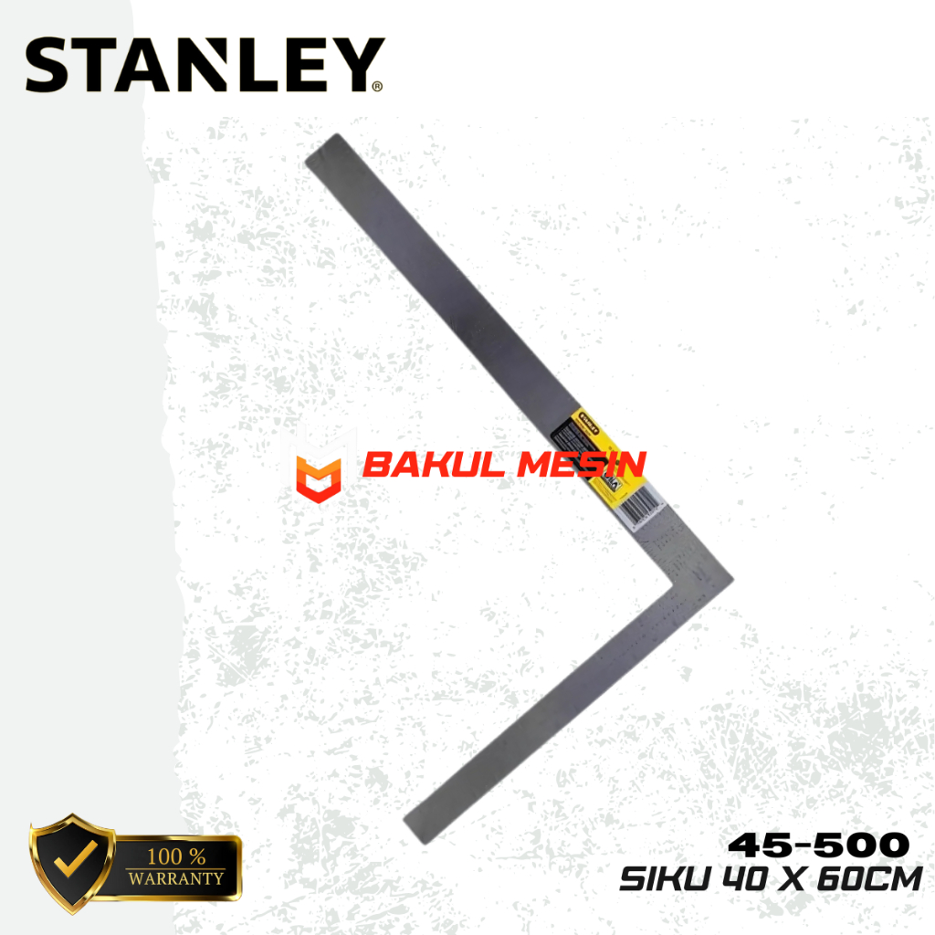 

Stanley 45-500 Steel Carpenter Square Penggaris Siku 40 x 60cm