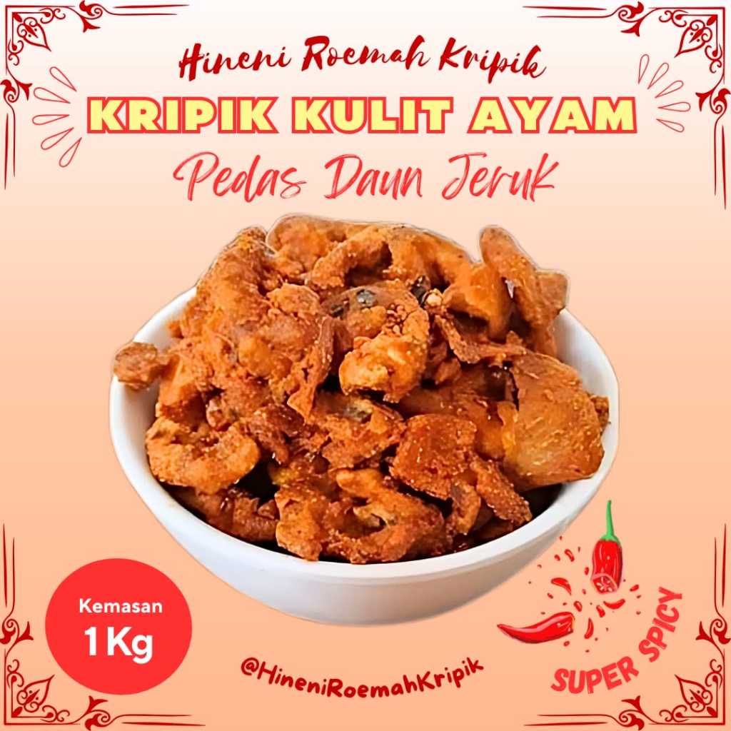 

Kulit Ayam Crispy Pedas Daun Jeruk 1000 gram