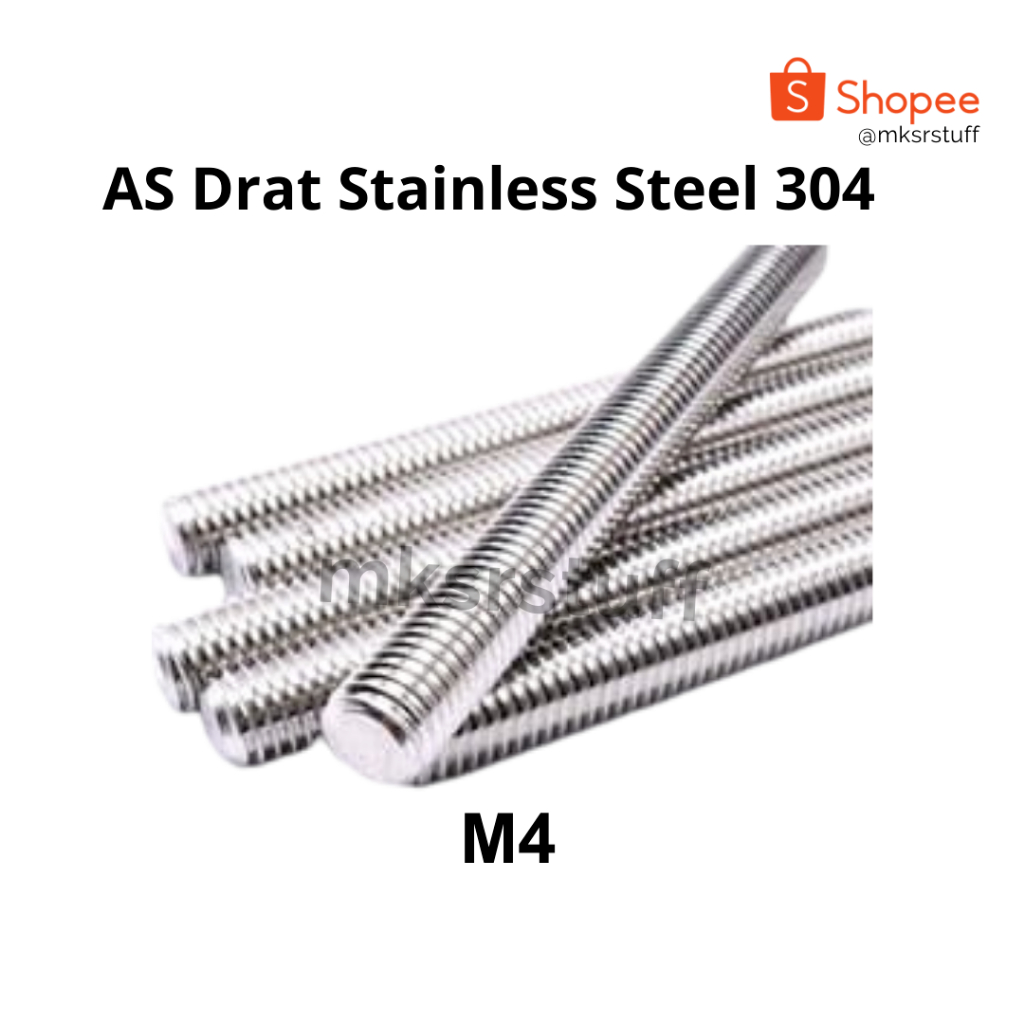 M4 - As Drat Stainless Steel 304