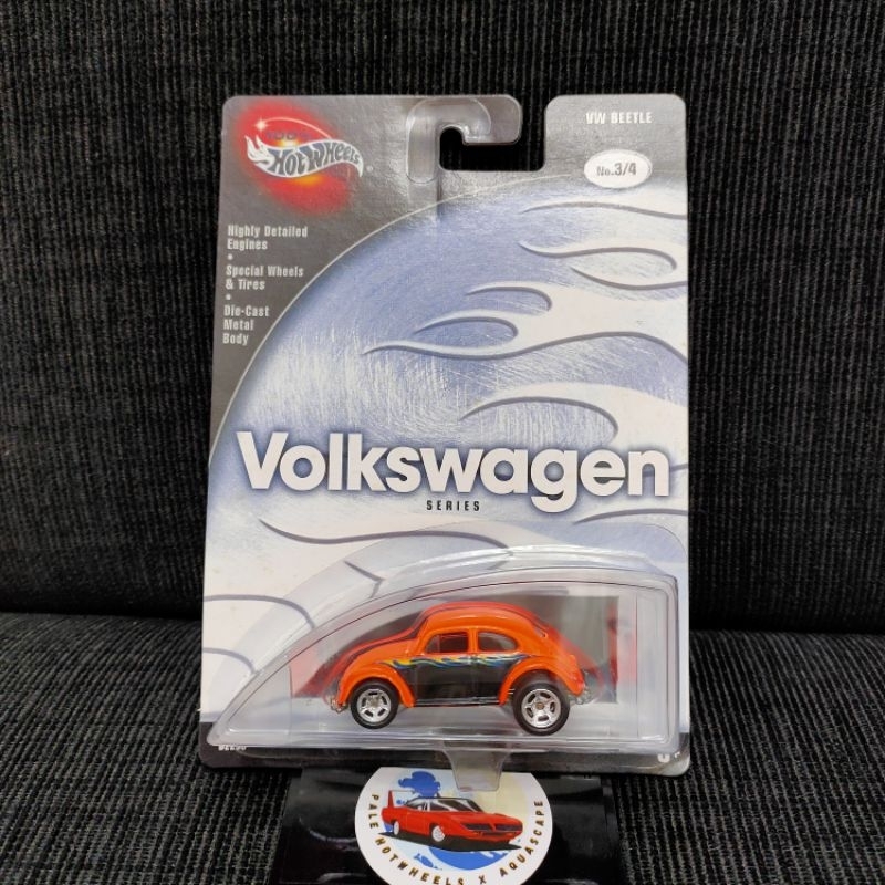 HOT WHEELS 100% VOLKSWAGEN VW BEETLE ORANGE RARE
