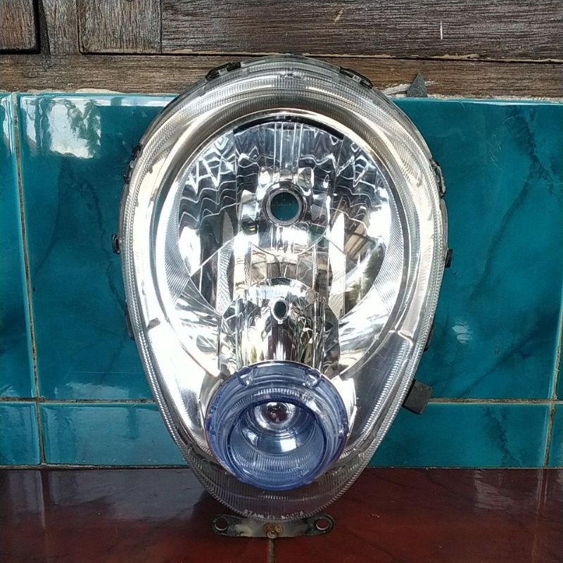leflektor/lampu depan scoopy karbu original