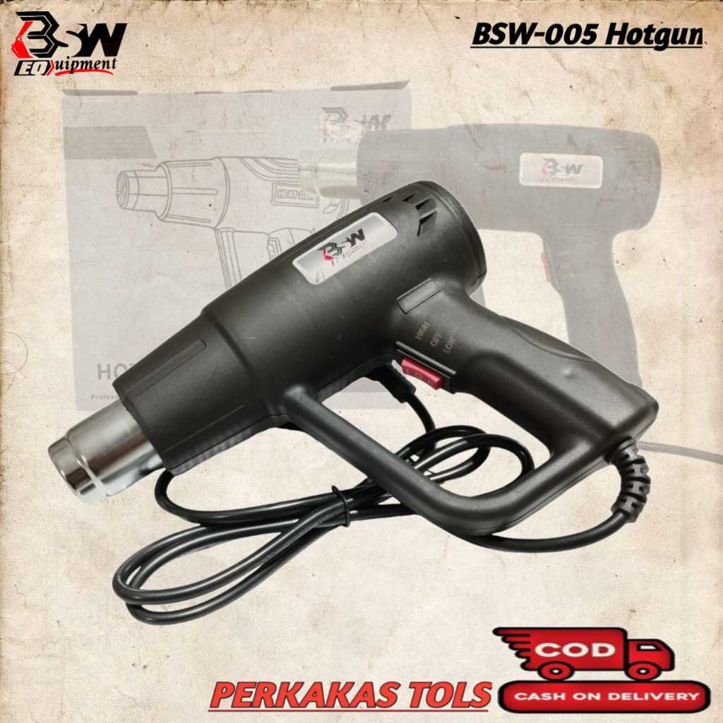 Hot Air Gun 2000W 600 Derajat 220V Hot Air Gun Uni Eropa Industri Elektrik Heat Gun Pemanas Dryer Al