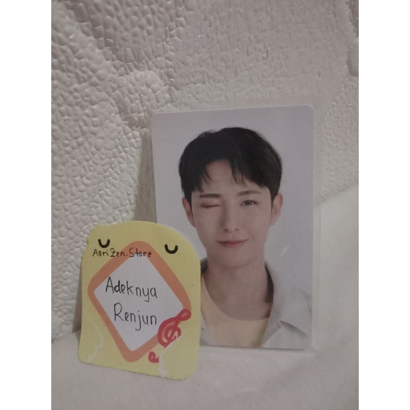 PC Photocard Renjun NCT official Renjun wink