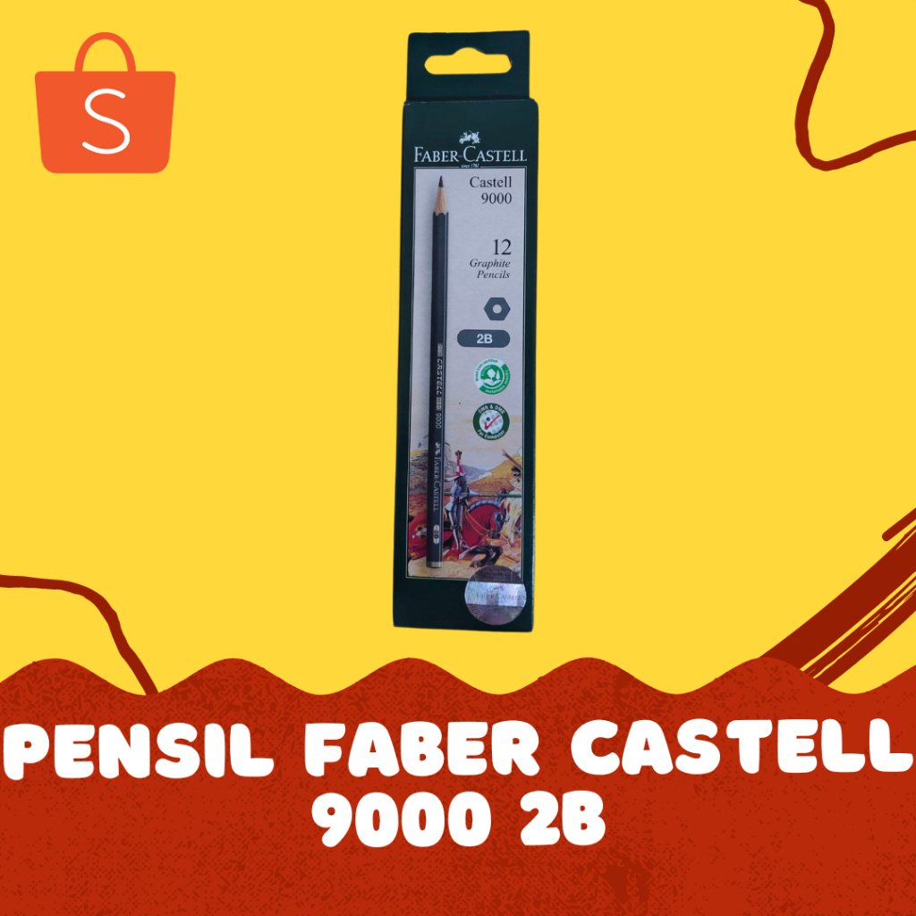 

Pensil Faber Castell 9000 2B