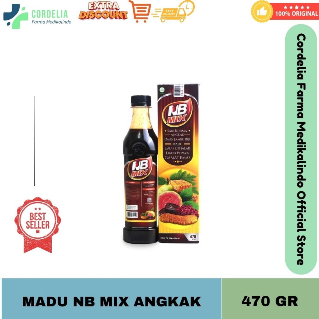 

Madu NB Mix Angkak 470 gram