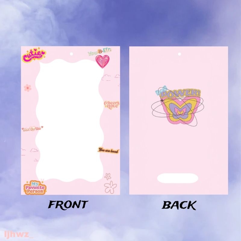 ACRYLIC PHOTOCARD HOLDER (BISA CUSTOM)