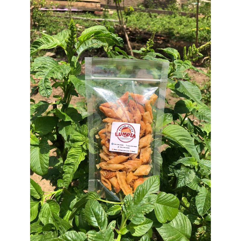 

KERIPIK LUMPIA ORIGINAL 100G CUMA GOCENG BURUAN SERBU