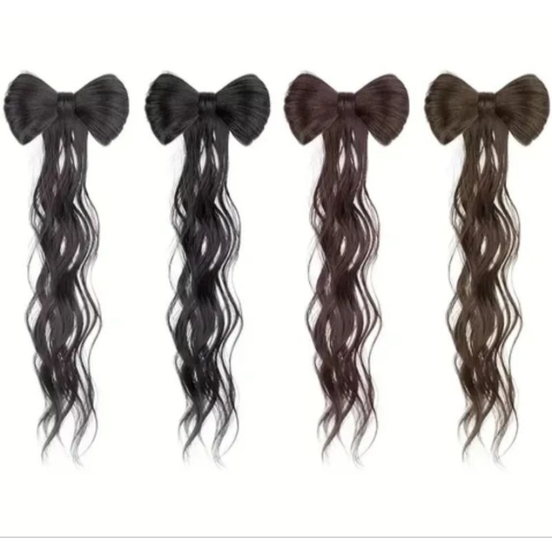 REALISTIC Jepet Rambut Korean Style Jepet Lucu Jepet Anak Hair Extension Clip Rambut Aksesoris Rambu