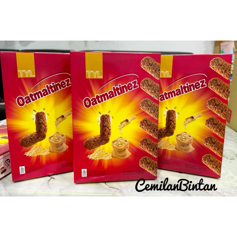 

CemilanBintan ( TYL Oatmaltinez 100gram box isi 10)