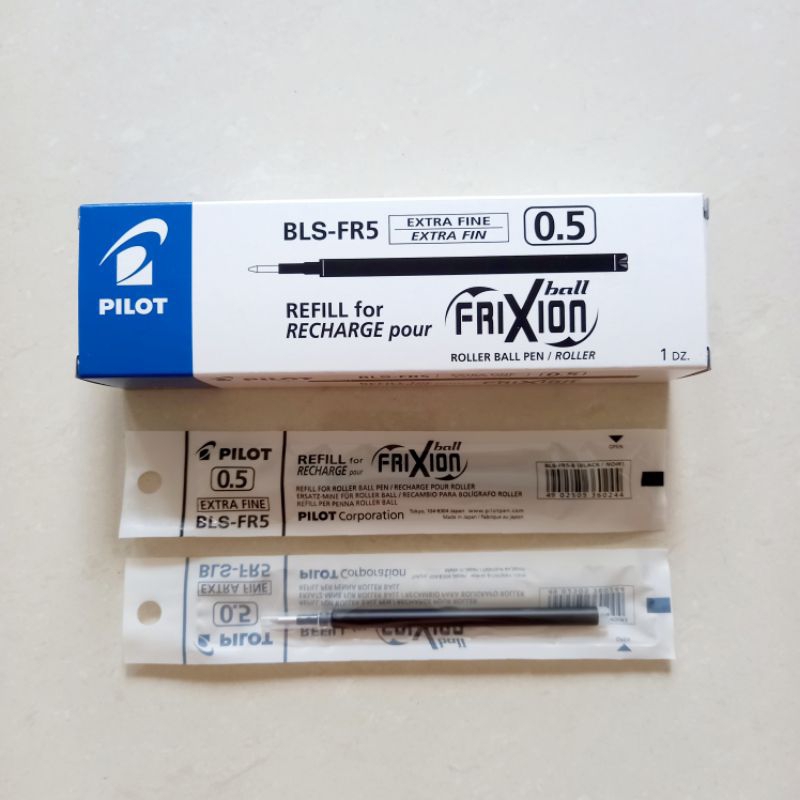 

[ LUSIN MURAH ] Refill Pulpen Pen Pena Pilot Frixion BLS-FR5 0.5 / 0.7 mm Hitam / Biru