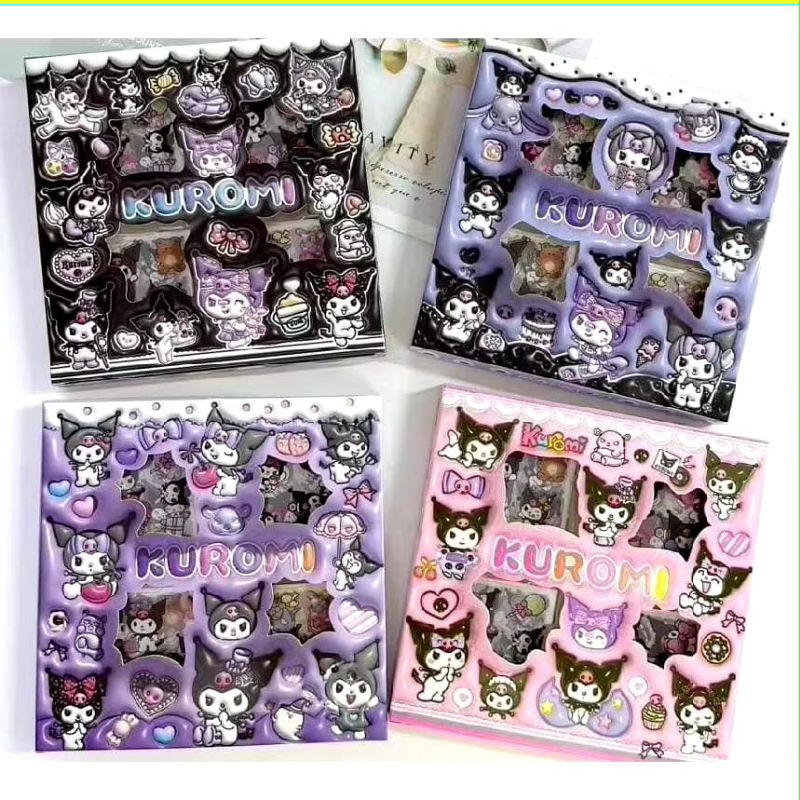 

Sticker Kuromi anak 2d | 1 box isi 100 termurah