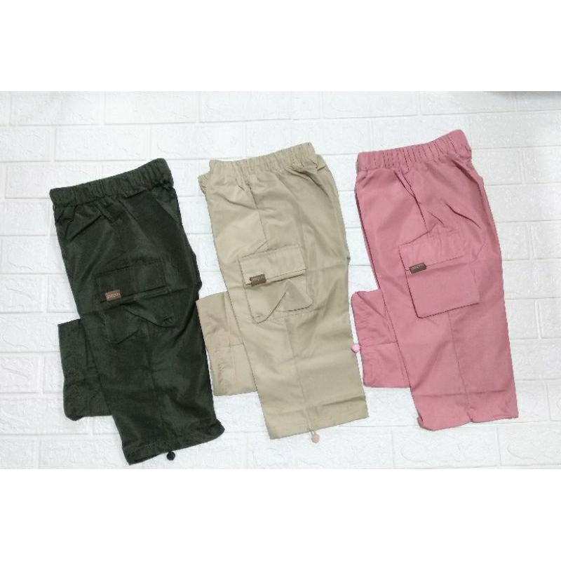 Celana Cargo Bahan Parasut Anak