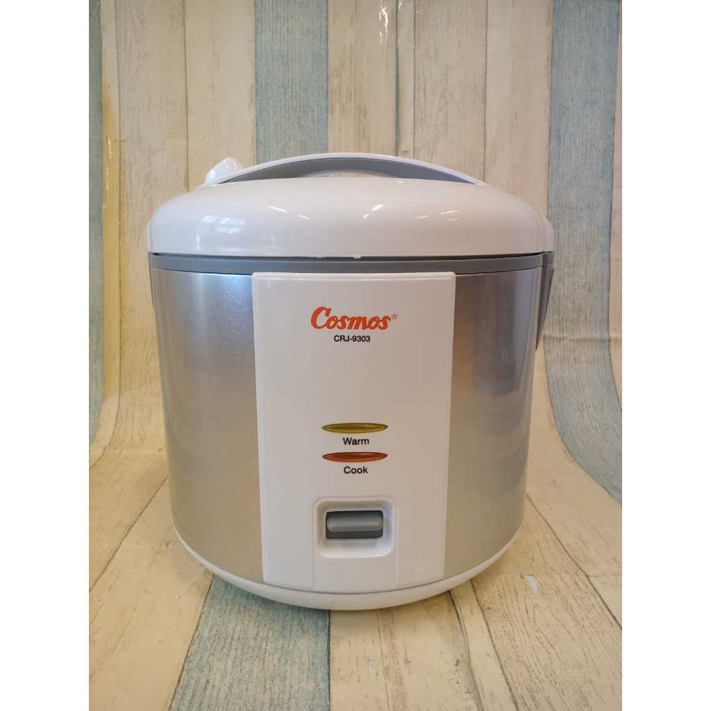 COSMOS Rice Cooker 2 Liter CRJ-9303 Stainless Steel SUS304 Inner Pot